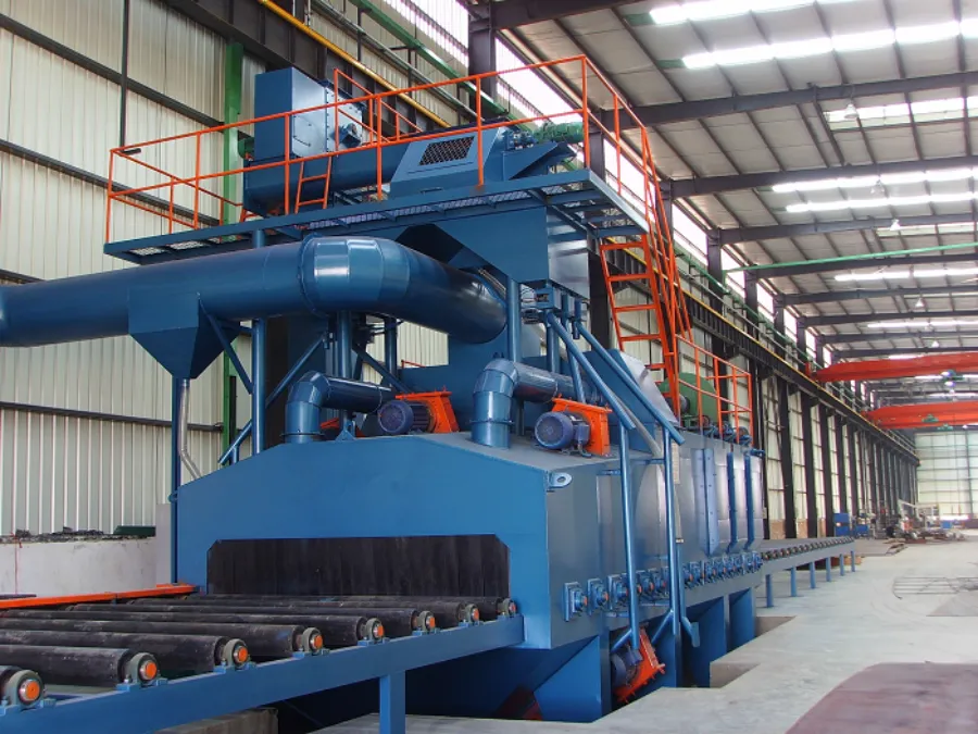 Công ty xây dựng nhà thép tiền chế tại Cần Thơ 16 Buồng phun bi tự động