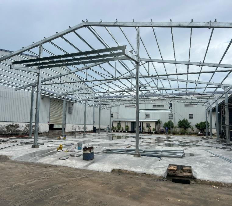 Xây Dựng Kho Lạnh, Kho Nông Sản Bằng Khung Thép – Giải Pháp Bảo Quản Hiệu Quả Và Tối Ưu Chi Phí 2 Xây dựng kho nông sản bằng kết cấu khung thép giúp tối ưu diện tích lưu trữ và dễ dàng lắp đặt panel cách nhiệt