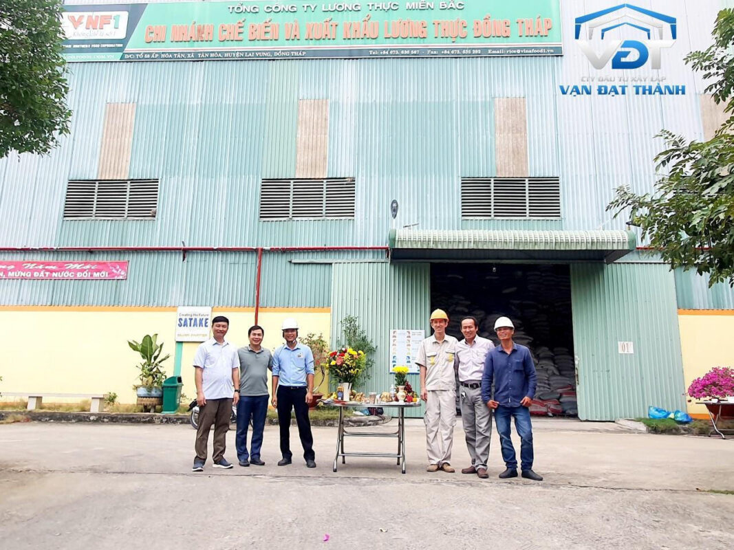 Kho Chứa & VP Lương Thực Miền Bắc (Sa Đéc) 5 anh cong trinh dang thi cong cua vandatthanh 7