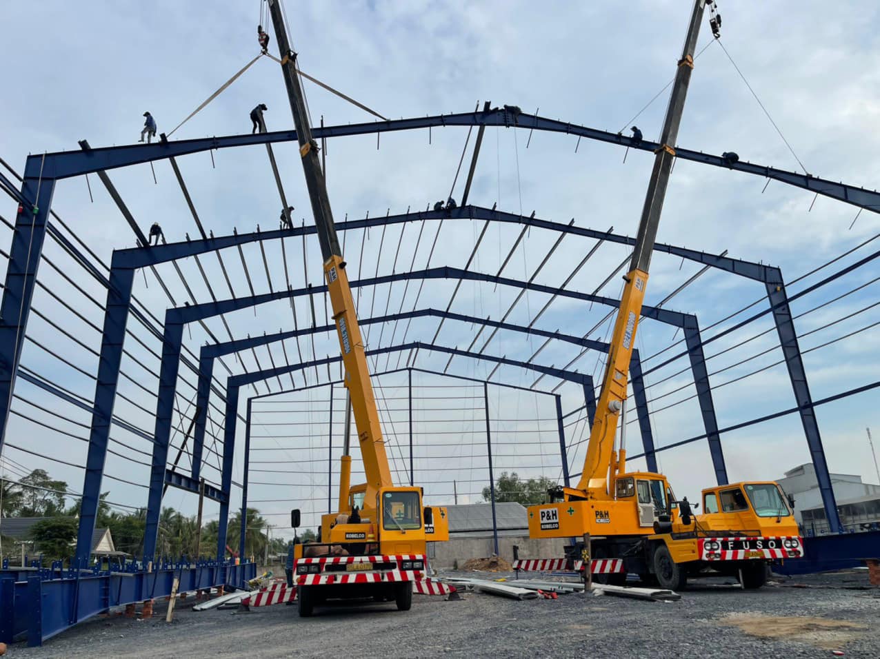 Công ty xây dựng nhà thép tiền chế tại Cần Thơ 13 Nhà máy kết cấu thép
